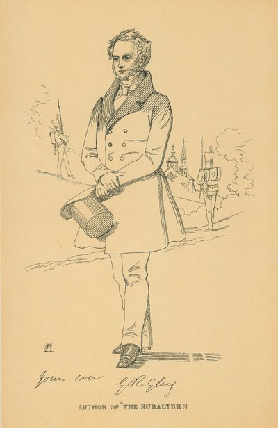 Rev George Robert Gleig by Daniel Maclise